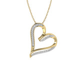 Photo of Gloria 1/10 CT. T.W. Pendant 10K Yellow Gold [CP1516Y]