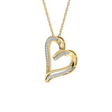Photo of Gloria 1/10 CT. T.W. Pendant 10K Yellow Gold [CP1516Y]