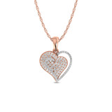 Photo of Divine 1/2 CT. T.W. Pendant 14K Rose Gold [CP1517R]