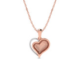 Photo of Divine 1/2 CT. T.W. Pendant 14K Rose Gold [CP1517R]