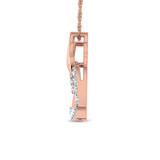 Photo of Victoria 1/6 CT. T.W. Pendant 10K Rose Gold [CP1518R]