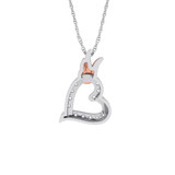 Photo of Victoria 1/6 Carat T.W. Pendant 14K White Gold [CP1518W]