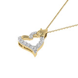 Photo of Victoria 1/6 Carat T.W. Pendant 10K Yellow Gold [CP1518Y]