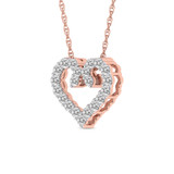Photo of Alizia 1/4 Carat T.W. Pendant 10K Rose Gold [CP1519R]