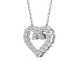 Photo of Alizia 1/4 Carat T.W. Pendant 10K White Gold [CP1519W]