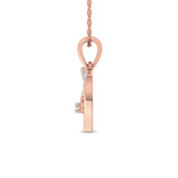 Photo of Elma 1/6 Carat T.W. Pendant 14K Rose Gold [CP1520R]
