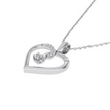 Photo of Elma 1/6 CT. T.W. Pendant 14K White Gold [CP1520W]