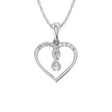 Photo of Elma 1/6 CT. T.W. Pendant 14K White Gold [CP1520W]