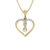 Photo of Elma 1/6 CT. T.W. Pendant 10K Yellow Gold [CP1520Y]