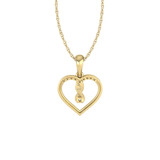 Photo of Elma 1/6 CT. T.W. Pendant 10K Yellow Gold [CP1520Y]