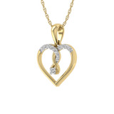 Photo of Elma 1/6 CT. T.W. Pendant 14K Yellow Gold [CP1520Y]