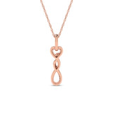 Photo of Carla 1/10 Carat T.W. Pendant 10K Rose Gold [CP1521R]