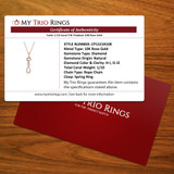 Carla 1/10 Carat T.W. Pendant 10K Rose Gold