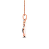 Photo of Carla 1/10 CT. T.W. Pendant 14K Rose Gold [CP1521R]