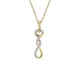Photo of Carla 1/10 CT. T.W. Pendant 10K Yellow Gold [CP1521Y]