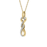 Photo of Carla 1/10 Carat T.W. Pendant 14K Yellow Gold [CP1521Y]