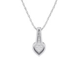 Photo of Noble 1/4 CT. T.W. Pendant 10K White Gold [CP1522W]