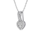 Photo of Noble 1/4 CT. T.W. Pendant 14K White Gold [CP1522W]