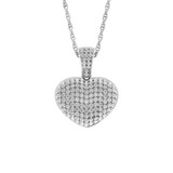 Photo of Rita 1/3 CT. T.W. Pendant 10K White Gold [CP1523W]
