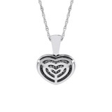 Photo of Rita 1/3 CT. T.W. Pendant 14K White Gold [CP1523W]