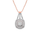 Photo of Fortune 7/8 Carat T.W. Pendant 10K Rose Gold [CP1524R]