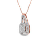 Photo of Fortune 7/8 CT. T.W. Pendant 14K Rose Gold [CP1524R]