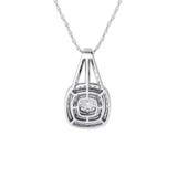 Photo of Fortune 7/8 CT. T.W. Pendant 14K White Gold [CP1524W]