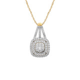 Photo of Fortune 7/8 CT. T.W. Pendant 10K Yellow Gold [CP1524Y]