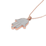 Photo of Ines 1/2 Carat T.W. Pendant 14K Rose Gold [CP1525R]