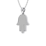 Photo of Ines 1/2 CT. T.W. Pendant 10K White Gold [CP1525W]