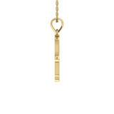 Photo of Ines 1/2 CT. T.W. Pendant 14K Yellow Gold [CP1525Y]