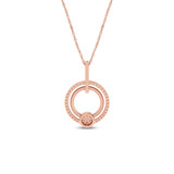 Photo of Wilson 3/8 Carat T.W. Pendant 14K Rose Gold [CP1526R]