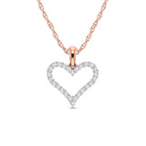Photo of Cardin 1/4 Carat T.W. Pendant 10K Rose Gold [CP1527R]