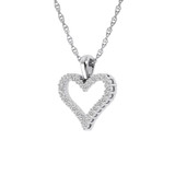 Photo of Cardin 1/4 Carat T.W. Pendant 10K White Gold [CP1527W]