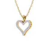 Photo of Cardin 1/4 CT. T.W. Pendant 10K Yellow Gold [CP1527Y]