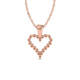 Photo of Josef 1/4 Carat T.W. Pendant 14K Rose Gold [CP1528R]