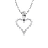 Photo of Josef 1/4 Carat T.W. Pendant 10K White Gold [CP1528W]