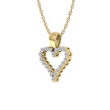 Photo of Josef 1/4 CT. T.W. Pendant 14K Yellow Gold [CP1528Y]