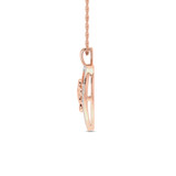 Photo of Olive 1/6 CT. T.W. Pendant 14K Rose Gold [CP1529R]