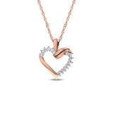 Photo of Merlin 1/10 Carat T.W. Pendant 14K Rose Gold [CP1530R]