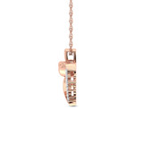 Photo of Merlin 1/10 Carat T.W. Pendant 14K Rose Gold [CP1530R]