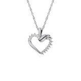 Photo of Merlin 1/10 Carat T.W. Pendant 14K White Gold [CP1530W]