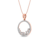 Photo of Augustin 1/2 Carat T.W. Pendant 14K Rose Gold [CP1531R]