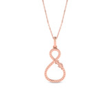 Photo of Jacques 1/3 CT. T.W. Pendant 14K Rose Gold [CP1532R]