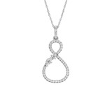 Photo of Jacques 1/3 CT. T.W. Pendant 14K White Gold [CP1532W]