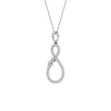 Photo of Jacques 1/3 CT. T.W. Pendant 14K White Gold [CP1532W]