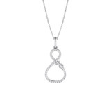 Photo of Jacques 1/3 CT. T.W. Pendant 14K White Gold [CP1532W]