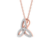 Photo of Alphonse 1/3 CT. T.W. Pendant 10K Rose Gold [CP1533R]