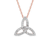 Photo of Alphonse 1/3 Carat T.W. Pendant 14K Rose Gold [CP1533R]