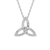 Photo of Alphonse 1/3 CT. T.W. Pendant 14K White Gold [CP1533W]